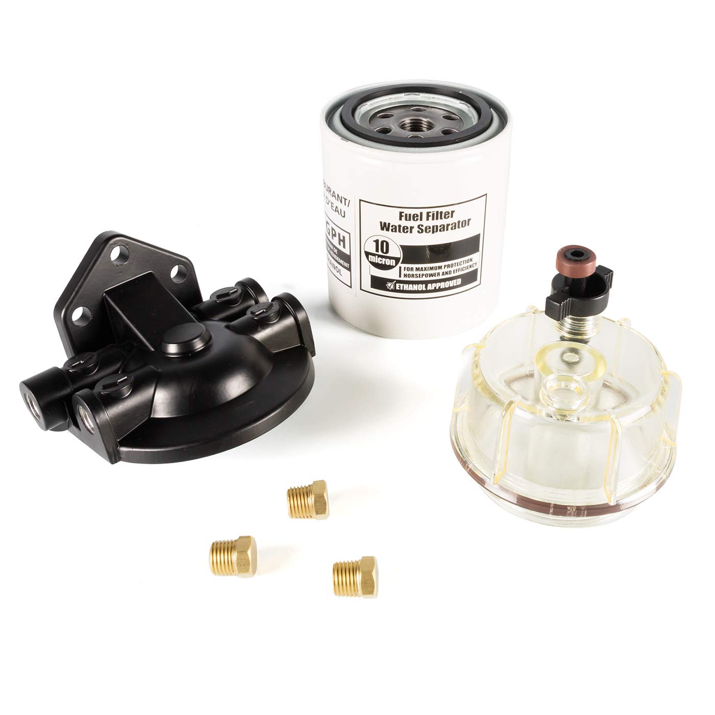 Boater Sports 53095; Fuel Sep W/Drain & Bracket Made by Boater Sports