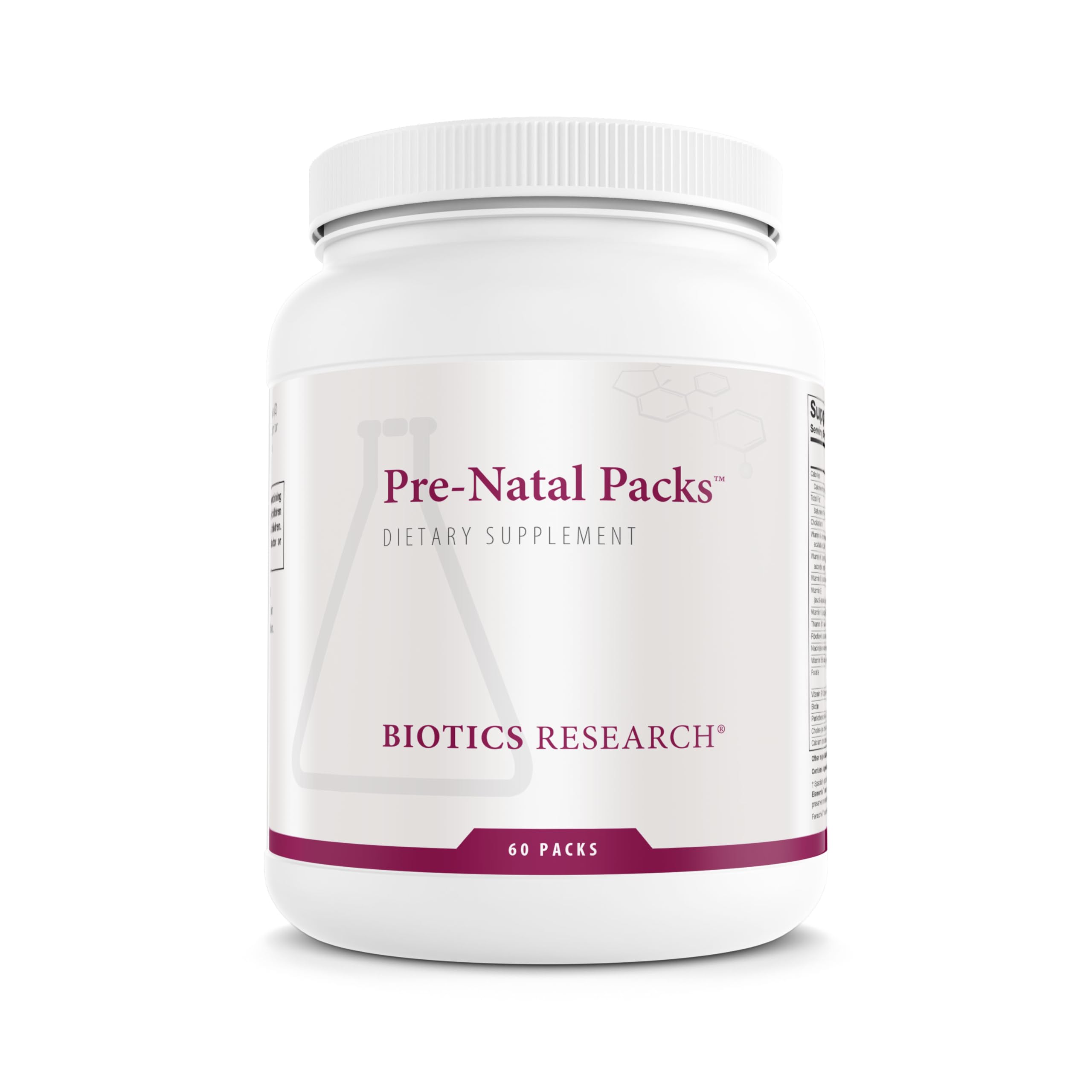 Pre Natal Packs™ Pre Natal Nutrition Support, Post Natal Formula, Includes Omega3s, Iodine and Folate, Nutritional Needs for Pregnant, Lactating and Women Wishing to Conceive, 60 Pack