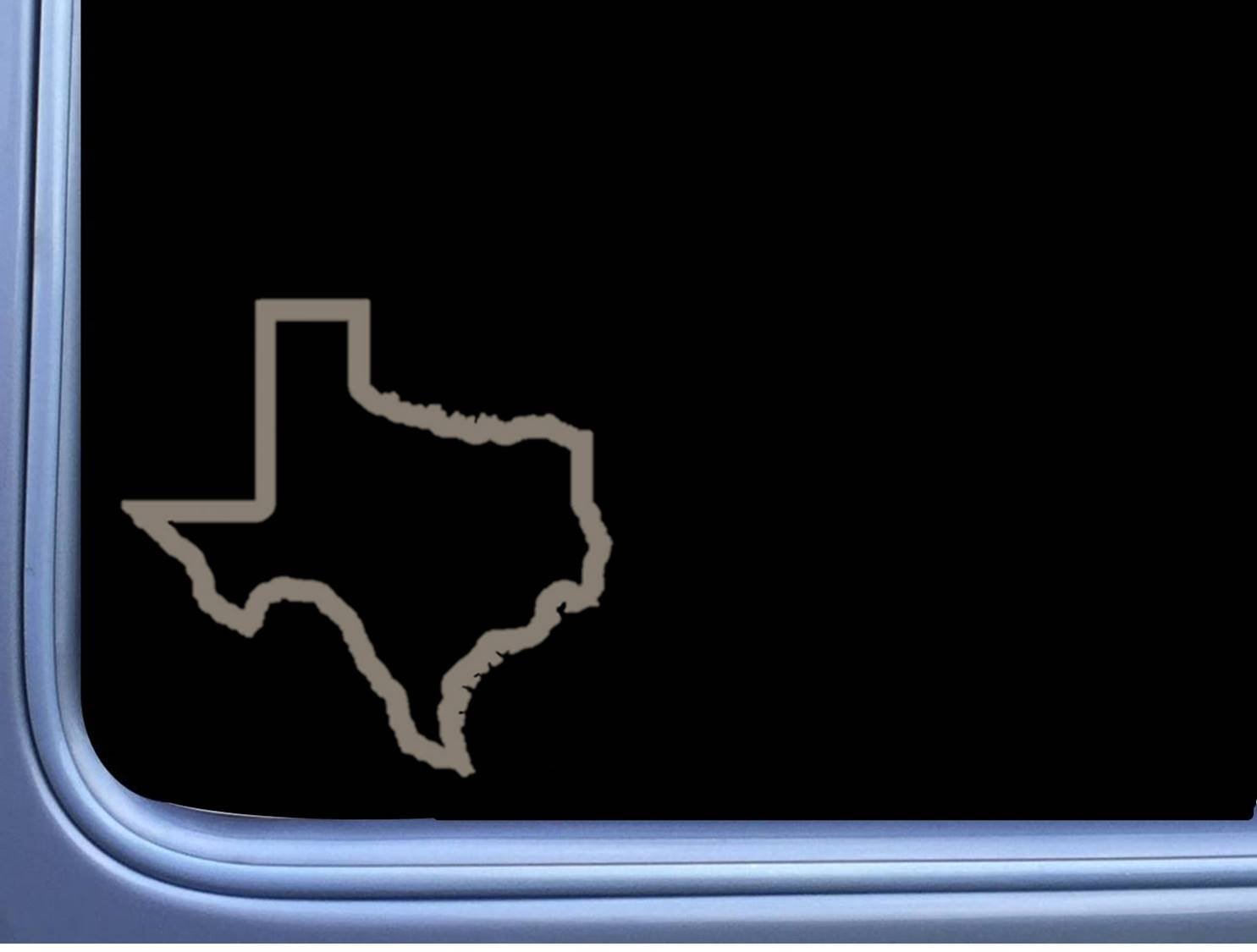 Texas State Sticker Decal - 6-Pack, College Football & Hog Hunting Design, For Car Window, Truck, Laptop - View #3