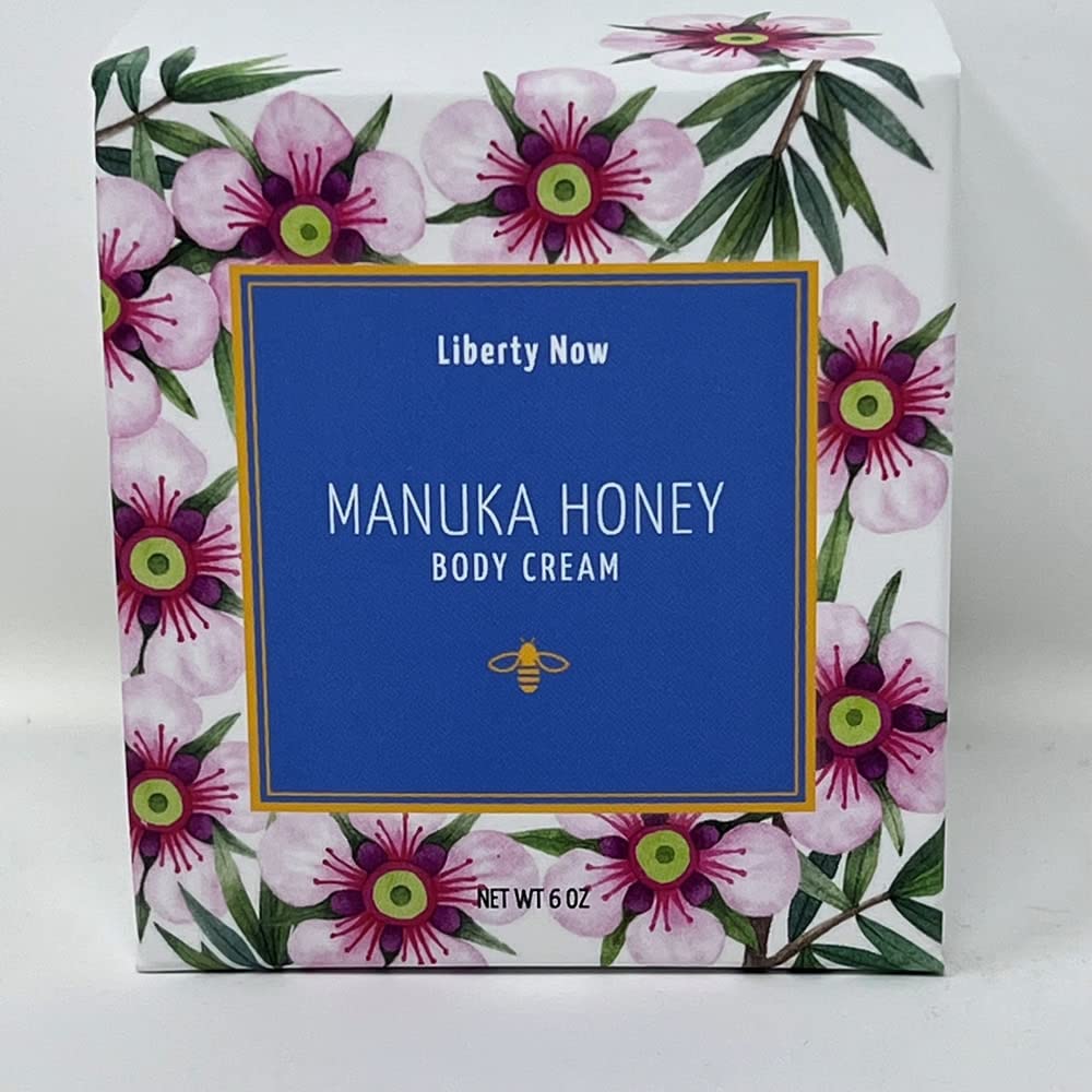 Liberty Now!Manuka Honey Body Cream, 6 oz jar, Designed for people with sensitivities
