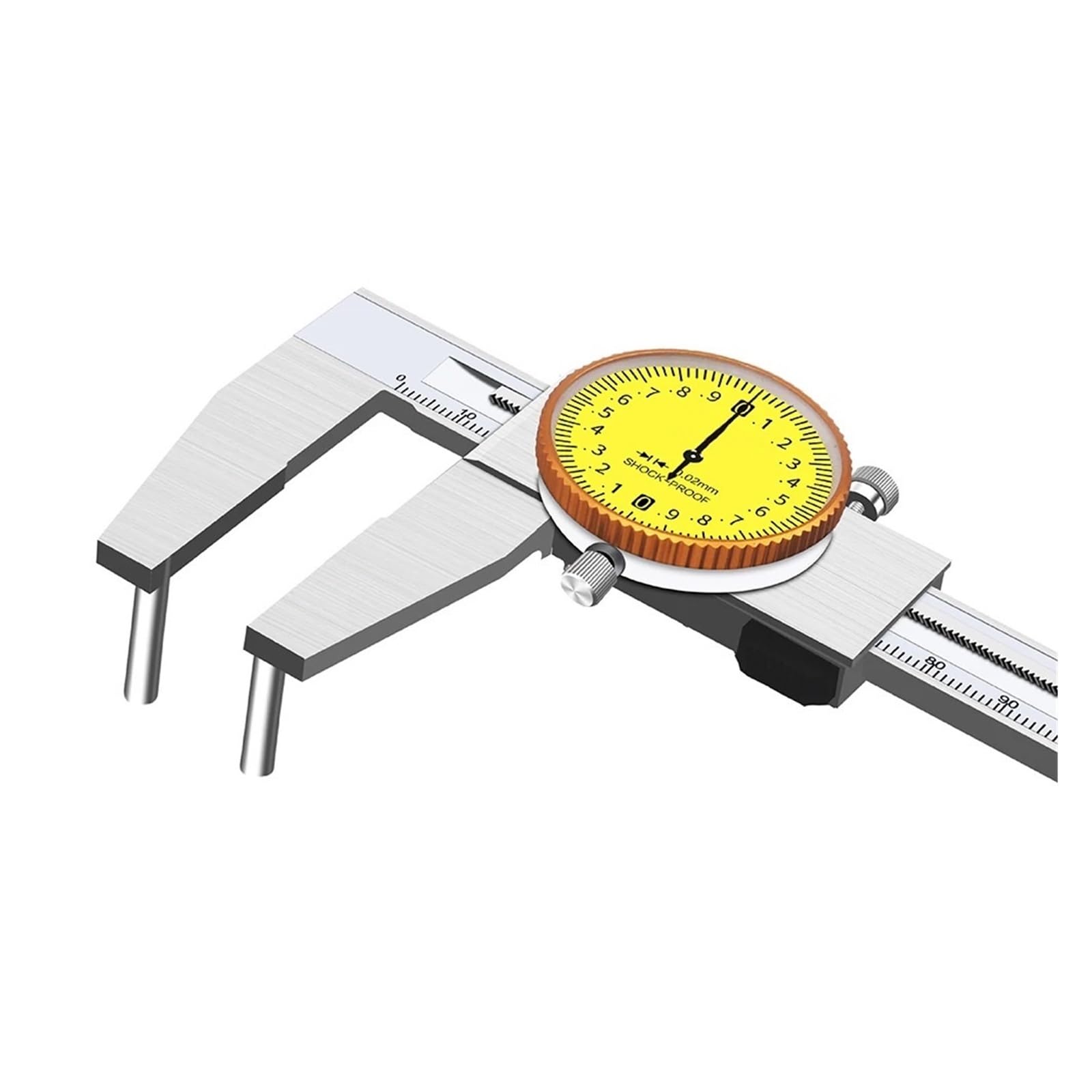 Calibro Digitale Per Diametri Interni 8-150 Mm – Acciaio Inox 4CR13, Display LCD, Misurazione A 90°