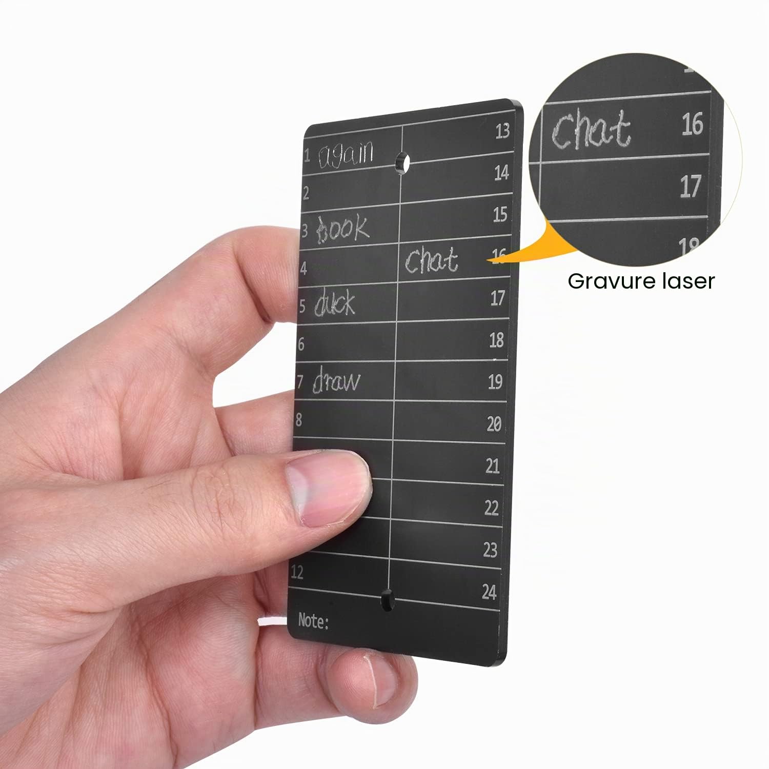Crypto Seed Storage, Bitcoin Wallet, Cold Backup - BIP39 12 ou 24 Mots Recovery Phrase Backup Cryptocurrency Avec Gravurpen (Double), Gris, Moderne