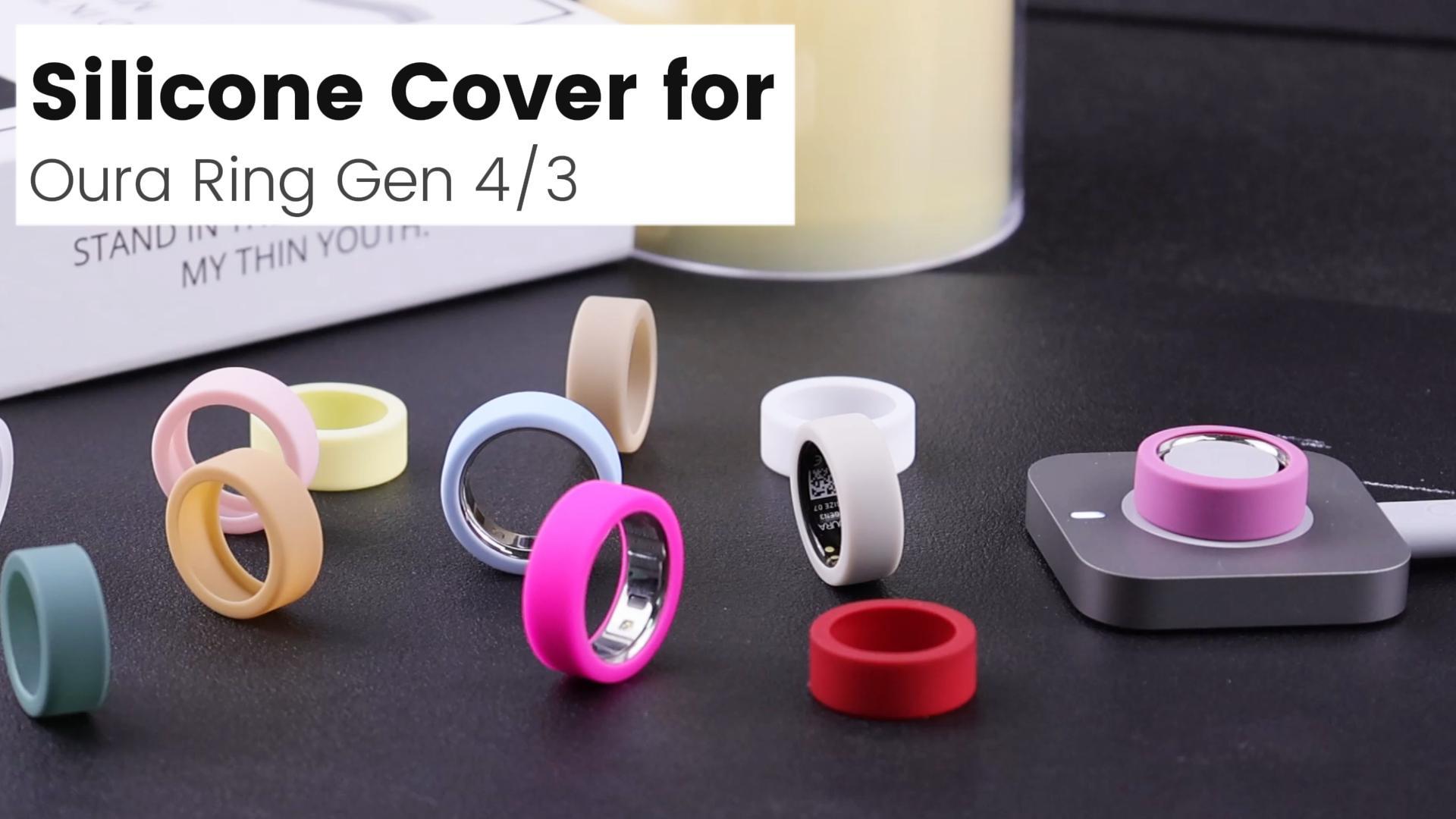 Siliconen beschermhoes voor Oura Ring Gen 4 en houdt je ring veilig