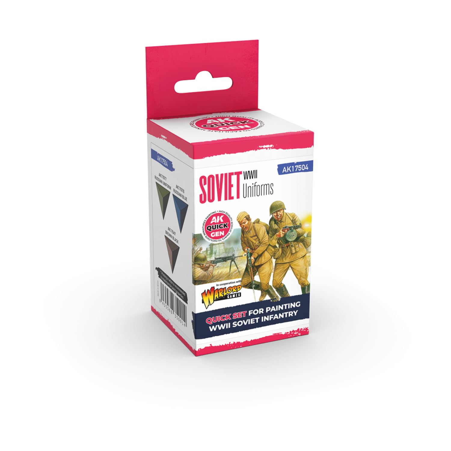 Soviet WW2 Uniform Set - AK Quick Gen Colour - AK Interactive 18ml Acrylic Paint