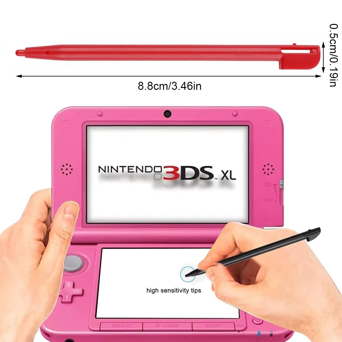 OIXYEY 10 stilo per 3DS XL - Stilo 3DS - Stilo per NDS DS Lite DSL NDSL Punta dello stilo Console per videogiochi Stilo Plastica Accessori per console per videogiochi - 3