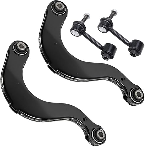 Miniatura 210 de Detroit Axle - Kit de brazos de control frontal RWD para Chrysler 300 Dodge Challenger Charger Magnum, 2 brazos de control superiores 2 rótulas