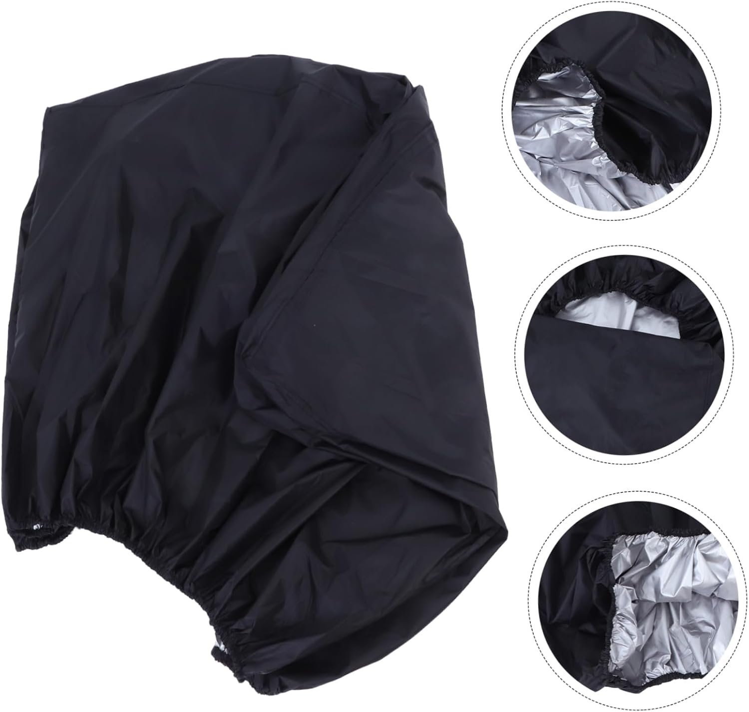 Riding Lawn Mower Cover Outdoor Elastic Cord Fits for Garden and Patio Storage