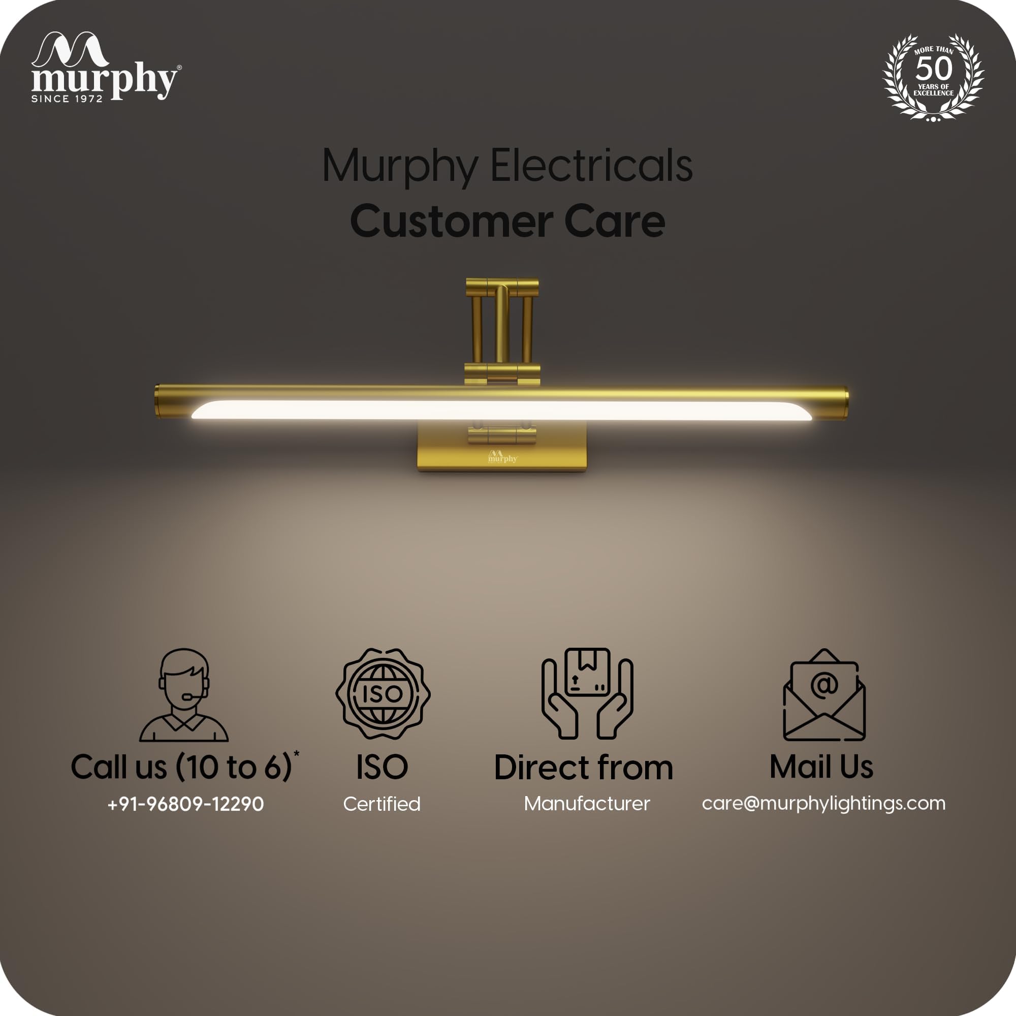 Murphy NovaLine Mirror Light - 3-in-1 Color Changing -6