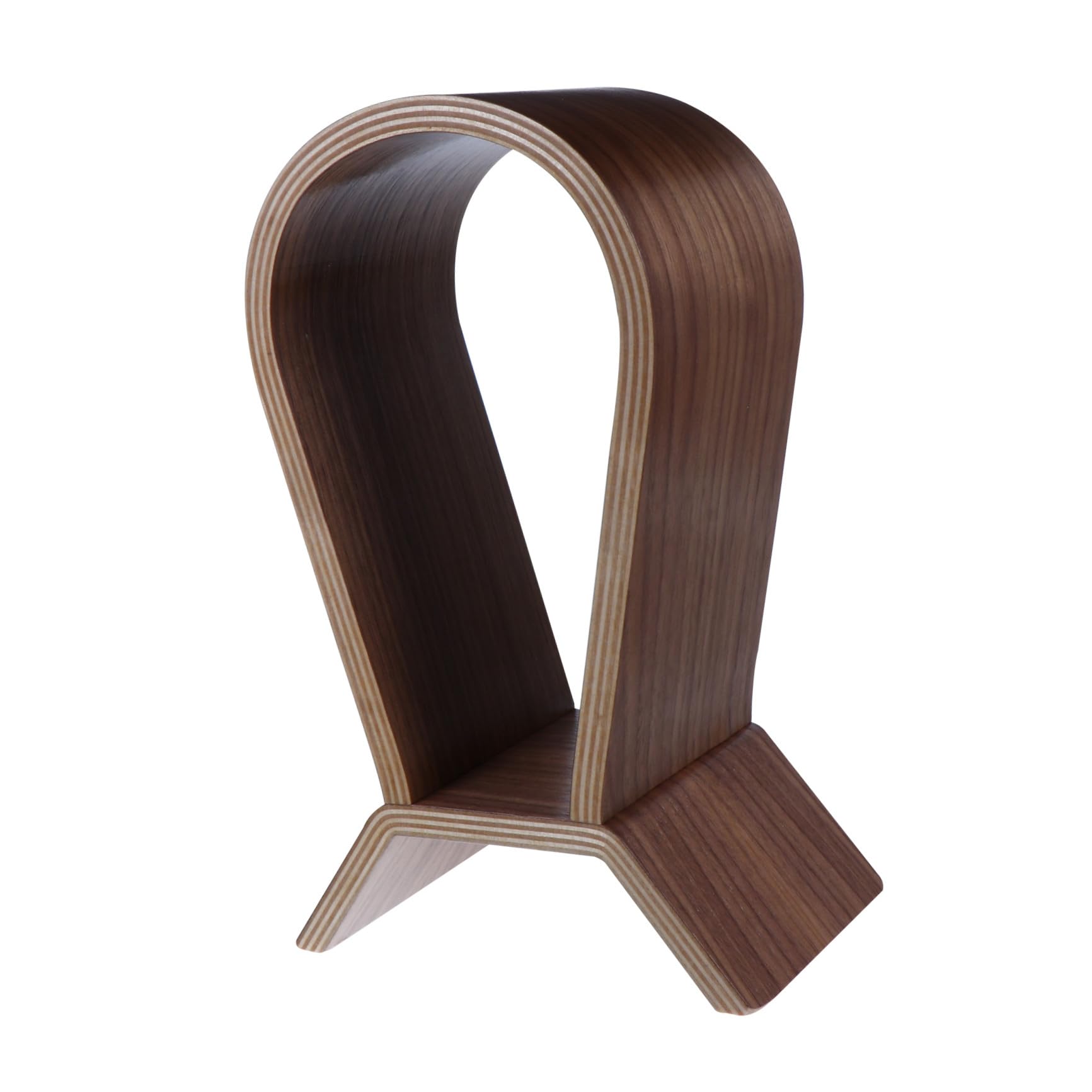 Veemoon Soporte para Auriculares de Madera de Nogal Soporte de Exhibición para Auriculares Supraaurales y Gaming Adecuado para Hogar Oficina o Tienda