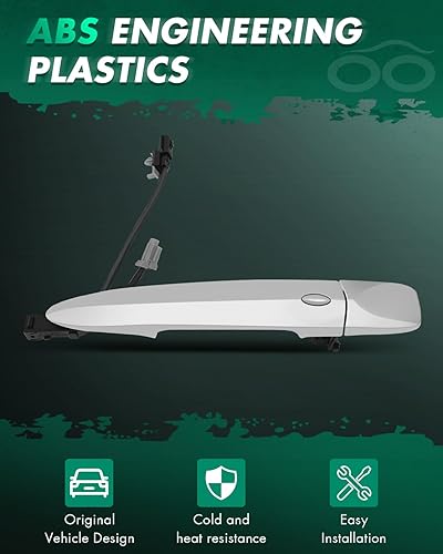 Miniatura 2 de SCITOO Manija de puerta exterior delantera derecha lado del pasajero reemplazo para 2009-2014 para Nissan Murano 2013-2016 Sentra manija de puerta