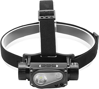 Rechargeable Headlamp USB Induction Head Flashlight Charging Camping Headlight Head Torch Lamp Light Waterproof Flashlight Headband Headlight Miner Lamp Headligh for Outdoor Camping Fishing