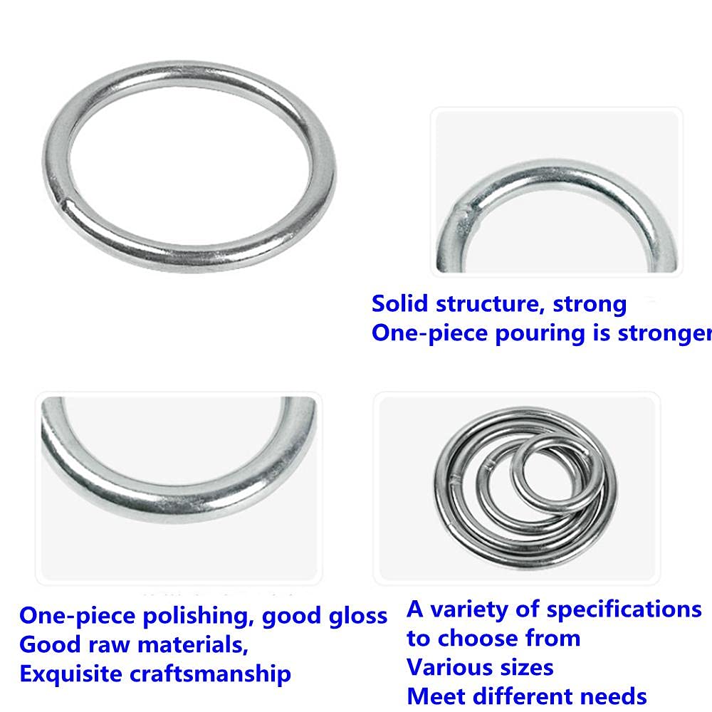 16 Anello A Fascia Semplice In Acciaio Inossidabile 201, 8 Misure, Per Uomo E Donna, Colore Oro Opaco, Diametro Interno: 16.1~23mm, 2pcs Size - Foto 10