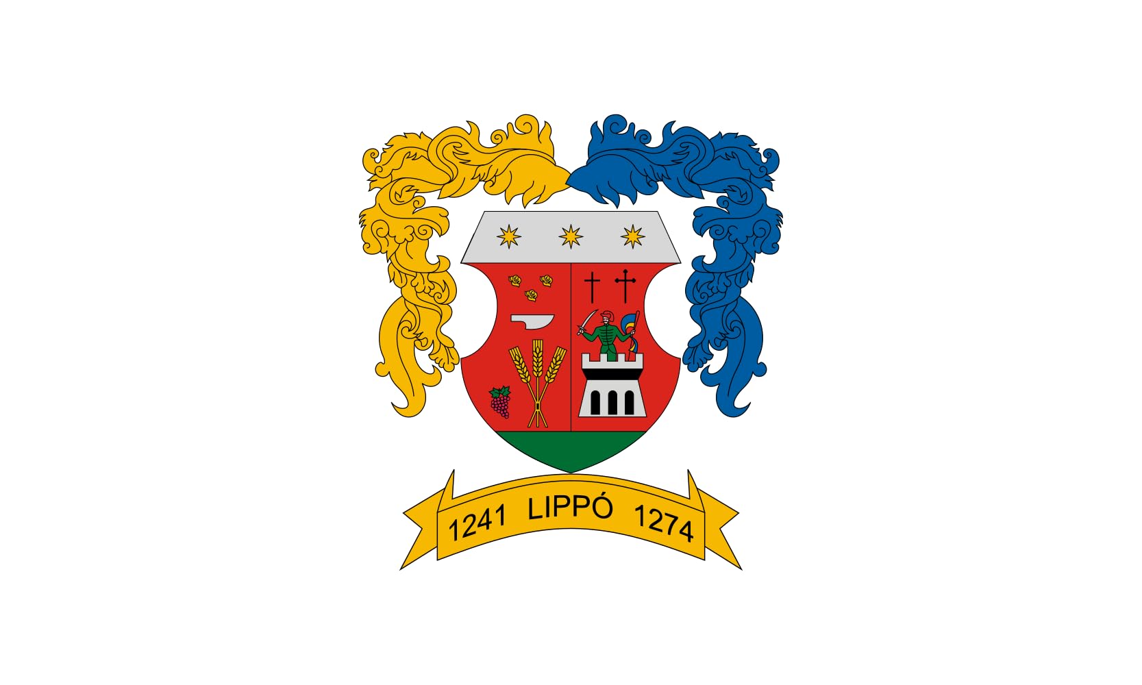 Drapeau de Lippó grand format officiel pour mât et célébrations