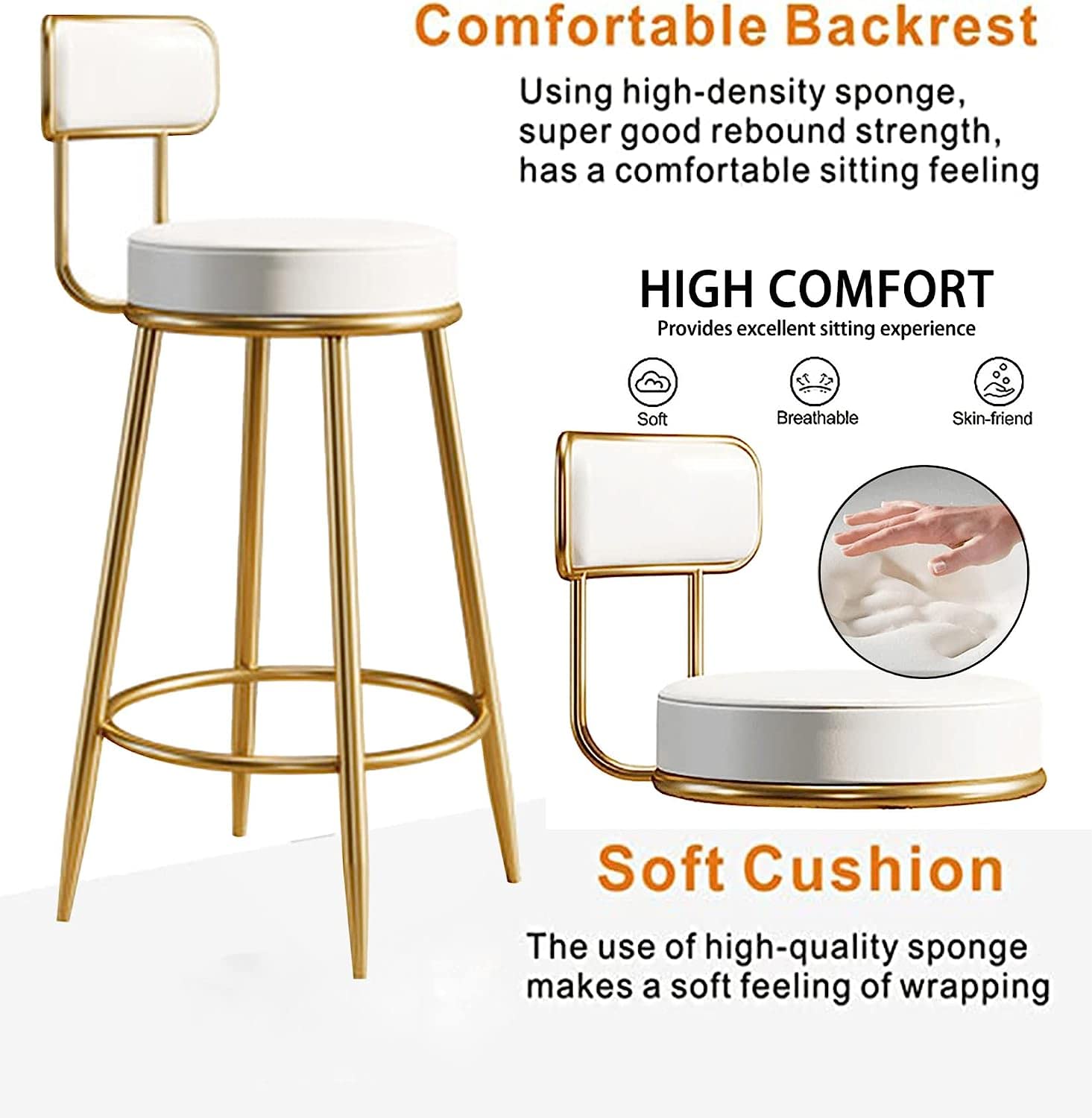 Amazon｜バースツール カウンターチェア ミッドセンチュリー