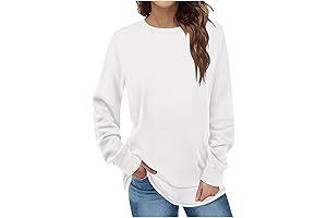 Women's Sweatshirt: Cyber Monday Fleece Crewneck Oversized Comfy Tops