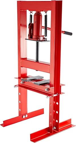 Mophorn 00001 6T Prensa hidráulica para taller, 38 x 17 x 5 pulgadas, rojo