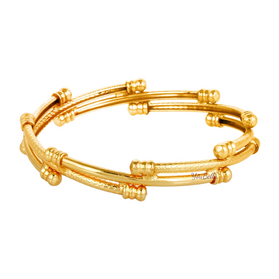 YouBella Fashion Jewellery Traditional Gold Plated Bracelet Bangle for Girls and Women (2.6) (B07P9XL5R7) Amazon Price History, Amazon Price Tracker