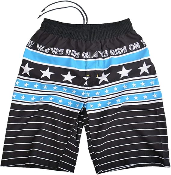 Amazon 水着 サーフパンツ 男の子 海水パンツ ベビー キッズ用 サーフショーツ 海 プール 水遊び スイミング 電車 車 乗り物 星 水着 通販