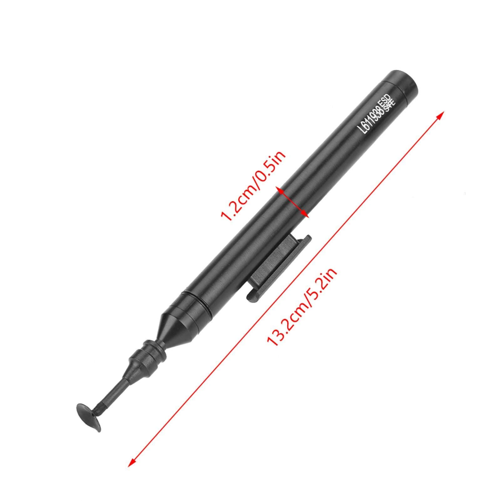 Penna aspirante a vuoto penna aspirante ventose portatili penna aspirante kit di strumenti per la raccolta dell'aspirazione con 6 ventose e 2 punte di Pompe dissaldanti