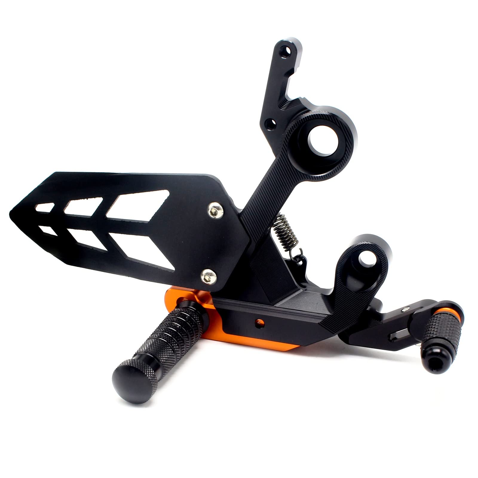 Pedane Regolabili CNC Per KTM 790/890 Duke - Rearset In Alluminio Anodizzato, Regolazione Multi-angolo - Foto 11