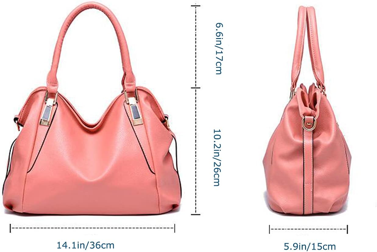 Women Soft Synthetic Patent Leather Handbag Large Capacity Female Tote Clutches Shoulder Messenger Crossbody Bag