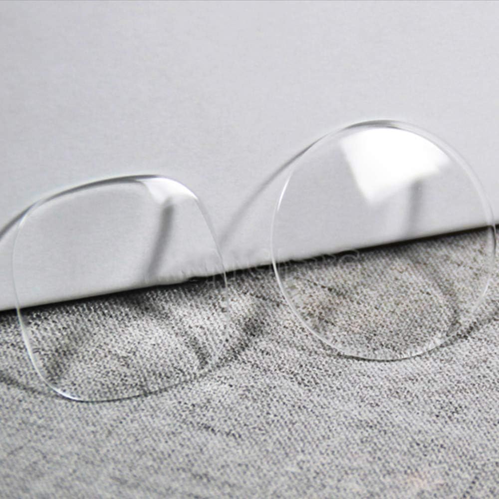 Saphirglas-Ersatzglas für Uhren, runde Form, verschiedene Größen: 35 mm, 35,5 mm, 40 mm (40mm:Round Pot Cover:Clear)