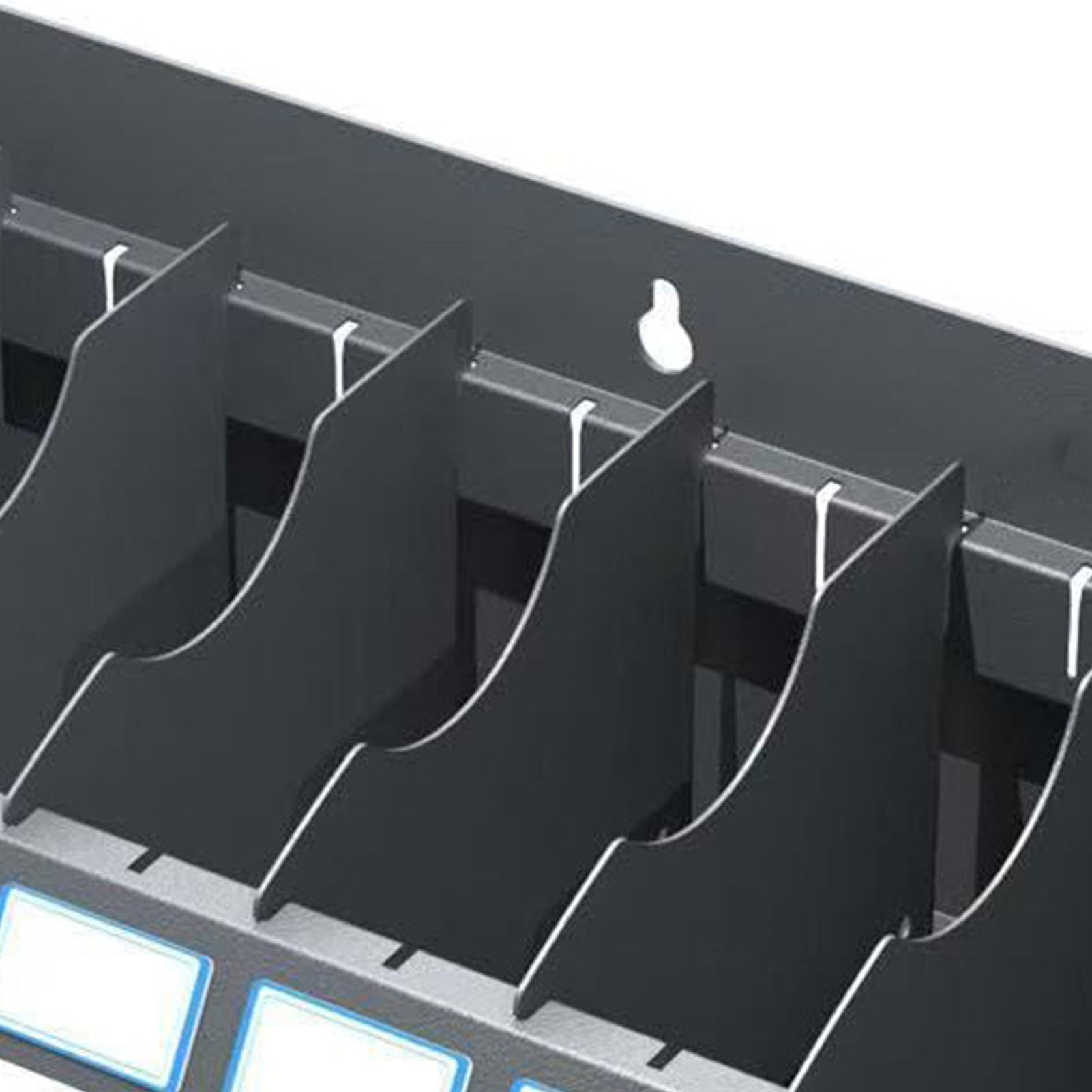 YWBL-WH Porta Lame Abrasive in Metallo, 8 Slot, Montaggio a Parete