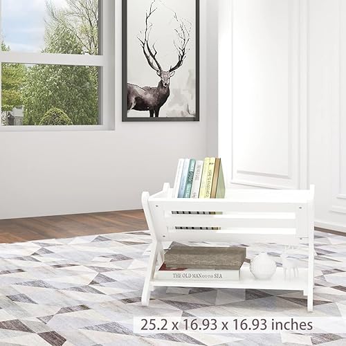 Miniatura 5 de UTEX Estantería para niños con caja, estantería para niños, organizador de almacenamiento de libros, estante pequeño para habitaciones de niños,