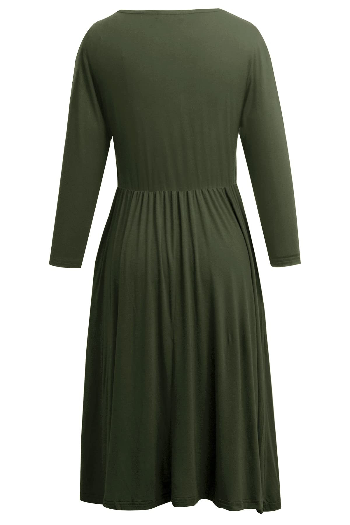 Smallshow Abiti per Allattamento Abito per Allattamento al Seno Manica 3/4 per Donna - 3