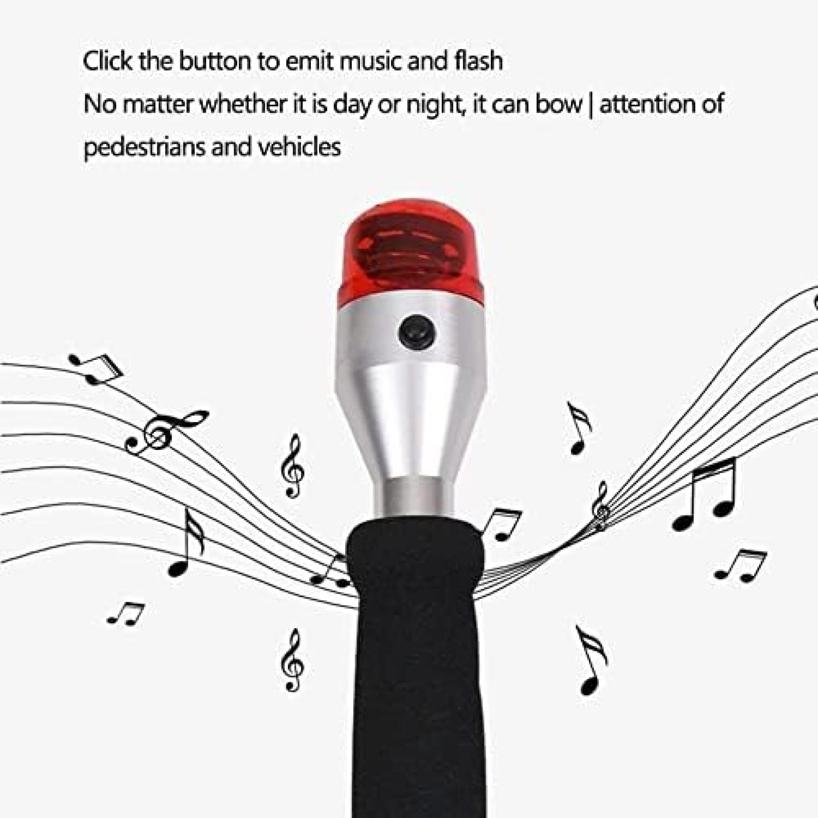 Smart Walking Cane Blind Crutch - Bastón Ciego Electrónico Acústico-óptico - Bastón Plegable Bastón Para Ancianos LED Walking Trusty Sticks - Bastón Ayudas Para Discapacitados Visuales,Constructiv