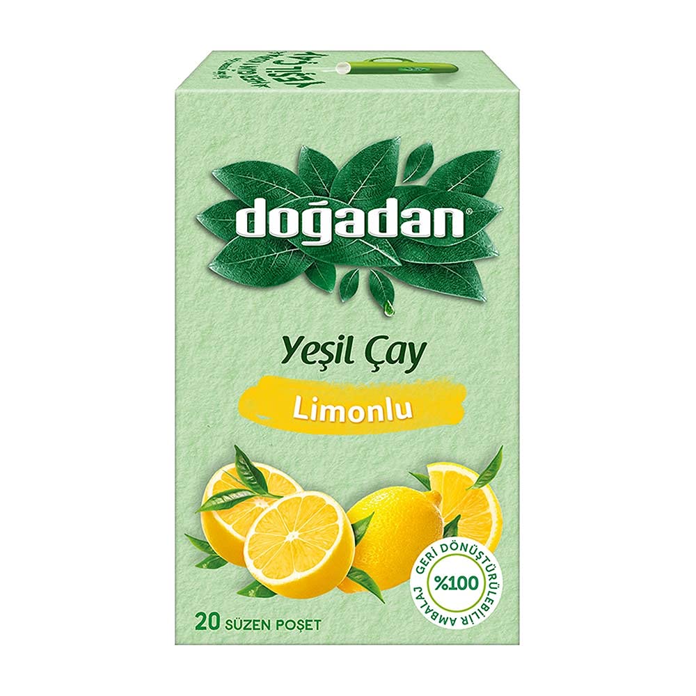 Doğadan Limonlu Yeşil Çay