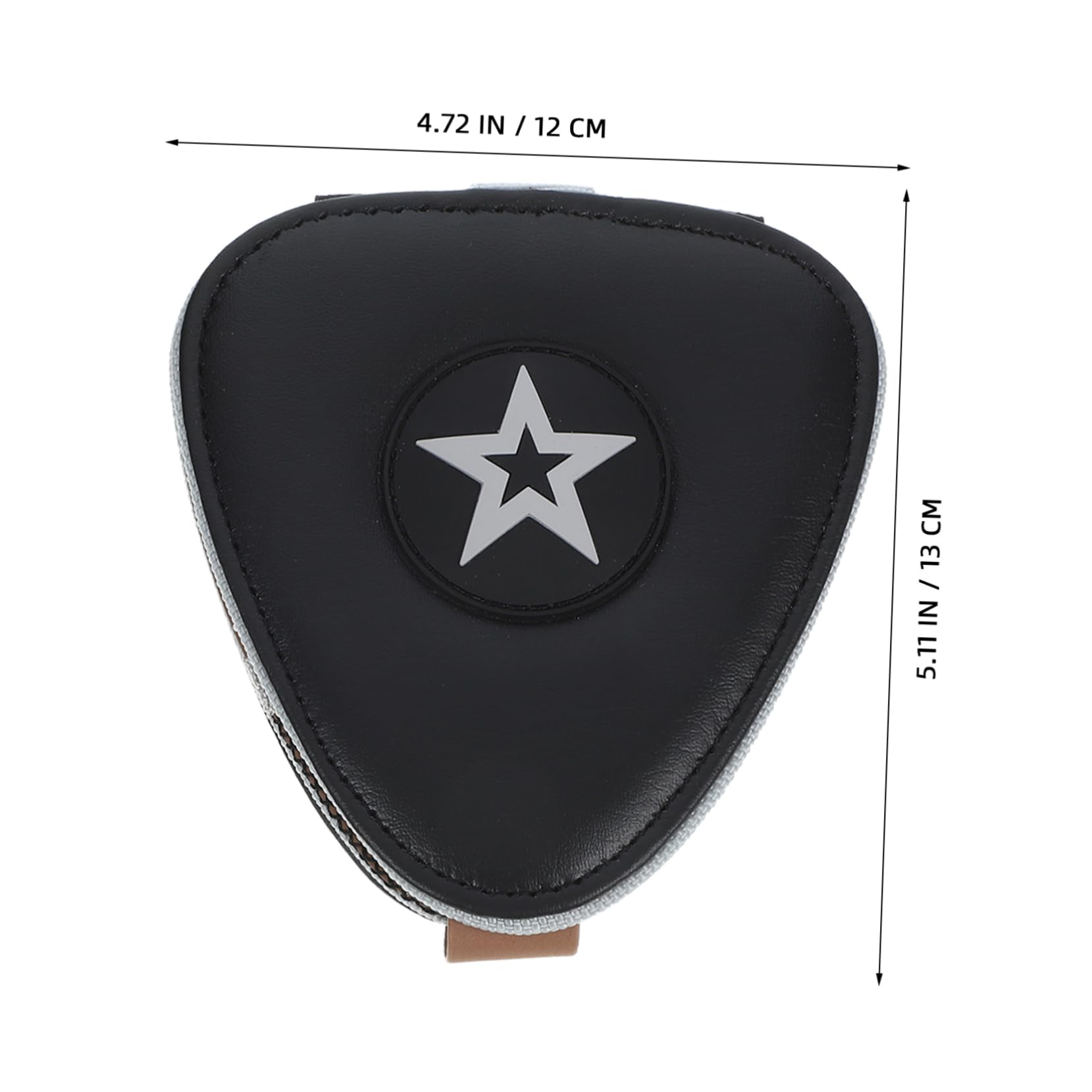 HEMOTON Borsa Porta Plettri in Pelle per Chitarra 2 Pezzi Custodia per Plettri Custodia Leggera per Accessori Cordino per Musicisti