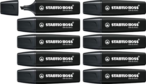 STABILO - Marker - BOSS ORIGINAL - 10er Pack - schwarz