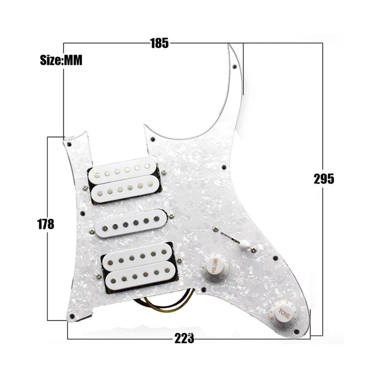 Przetworniki Do Gitary Elektrycznej Humbucker Przetworniki Do Gitary Wstępnie Okablowane Części Do Gitary Pickguard Przetwornik Części Gitary Elektrycznej