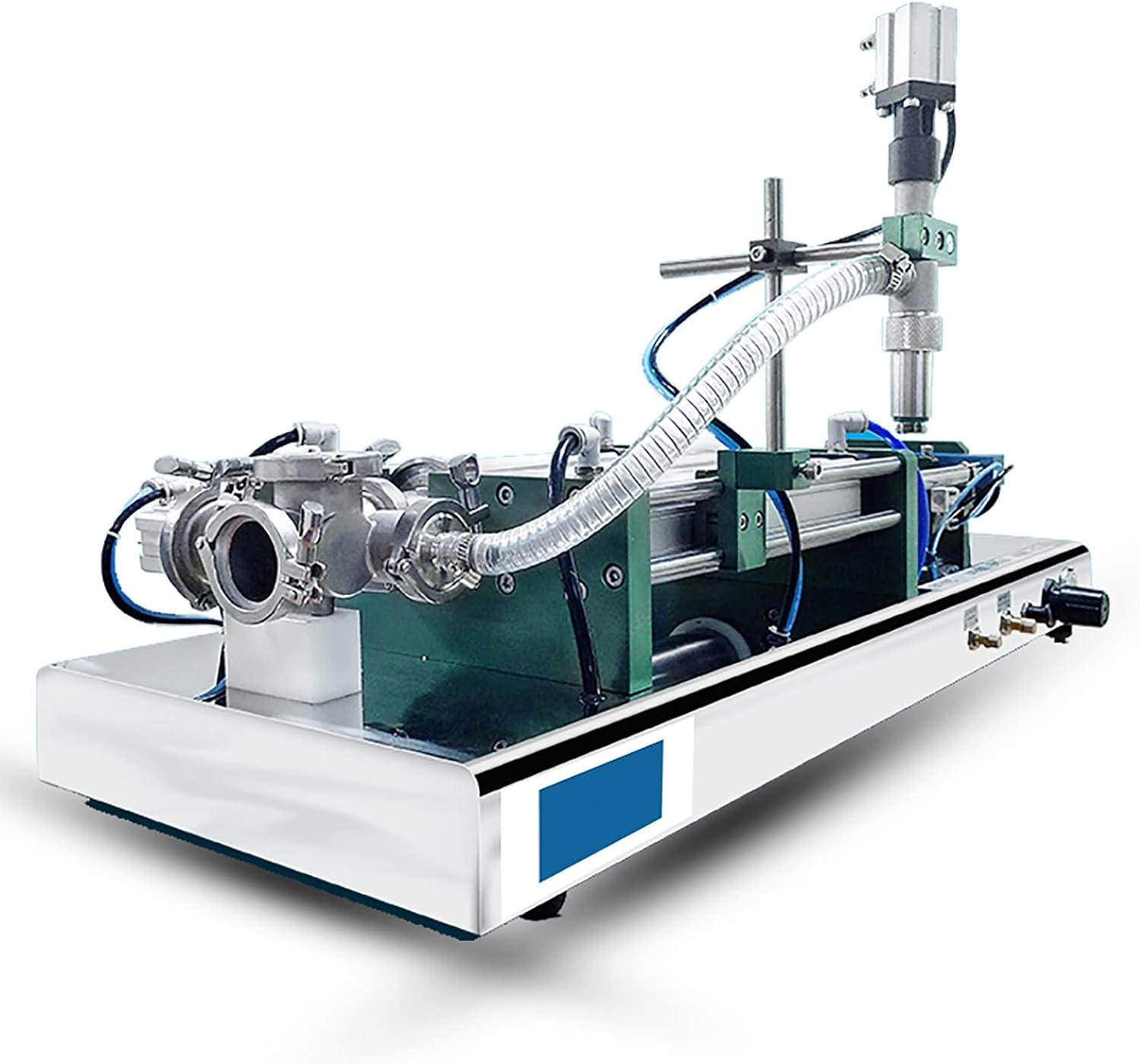 LYXWGRZD Horizontal Pneumatic Liquid Filling Machine,Single