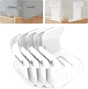 Bed Sheet Holder - Heavy Duty No-Slip Corner Fasteners, Easy to Install - Keeps Fitted Sheets Secure Without Lifting Mattress - Fits Twin, Queen, King, RV & Kids Beds ใ2025 Upgradedใ