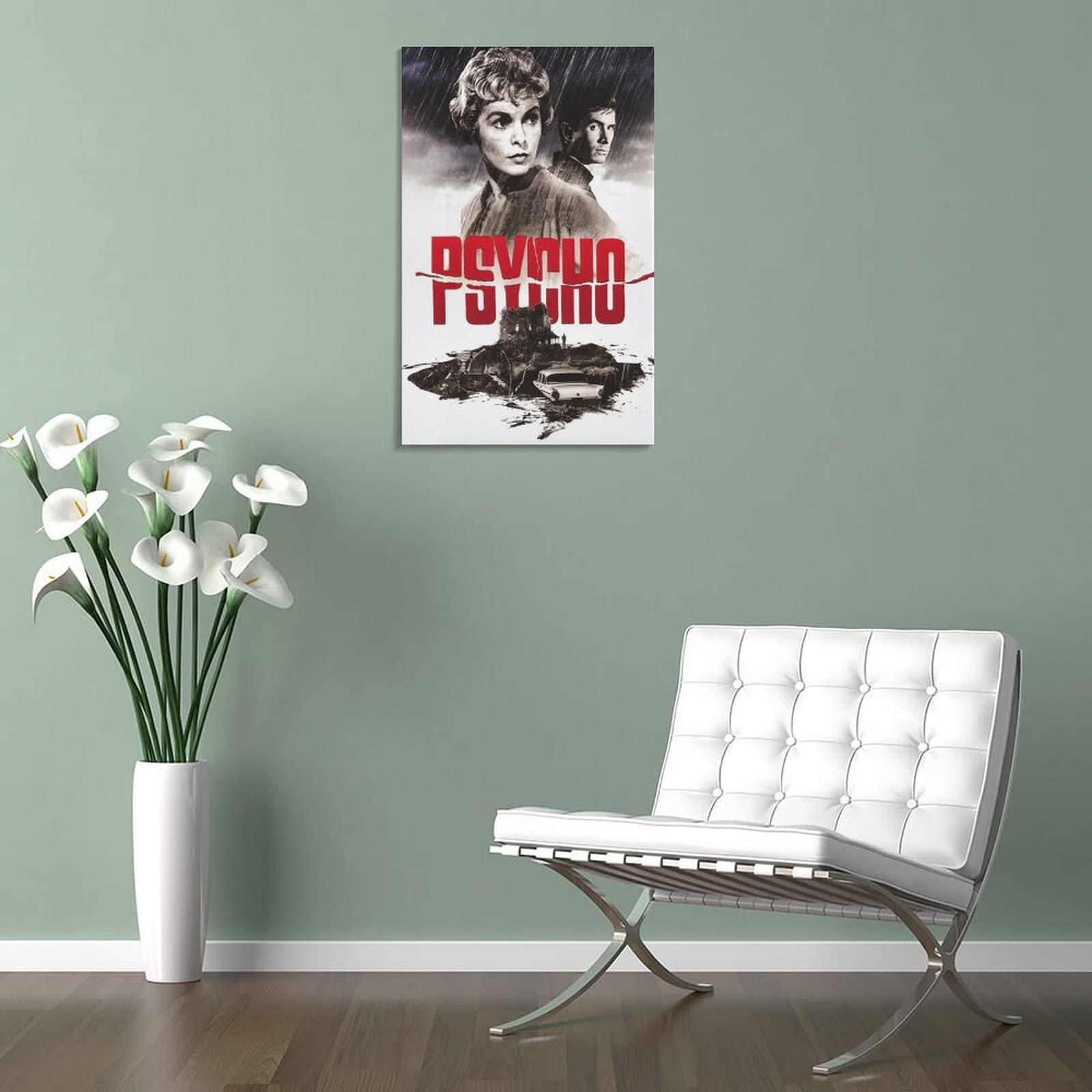 Psycho 1960 Movie ポスター (7) Gifts Canvas Painting Poster Wall