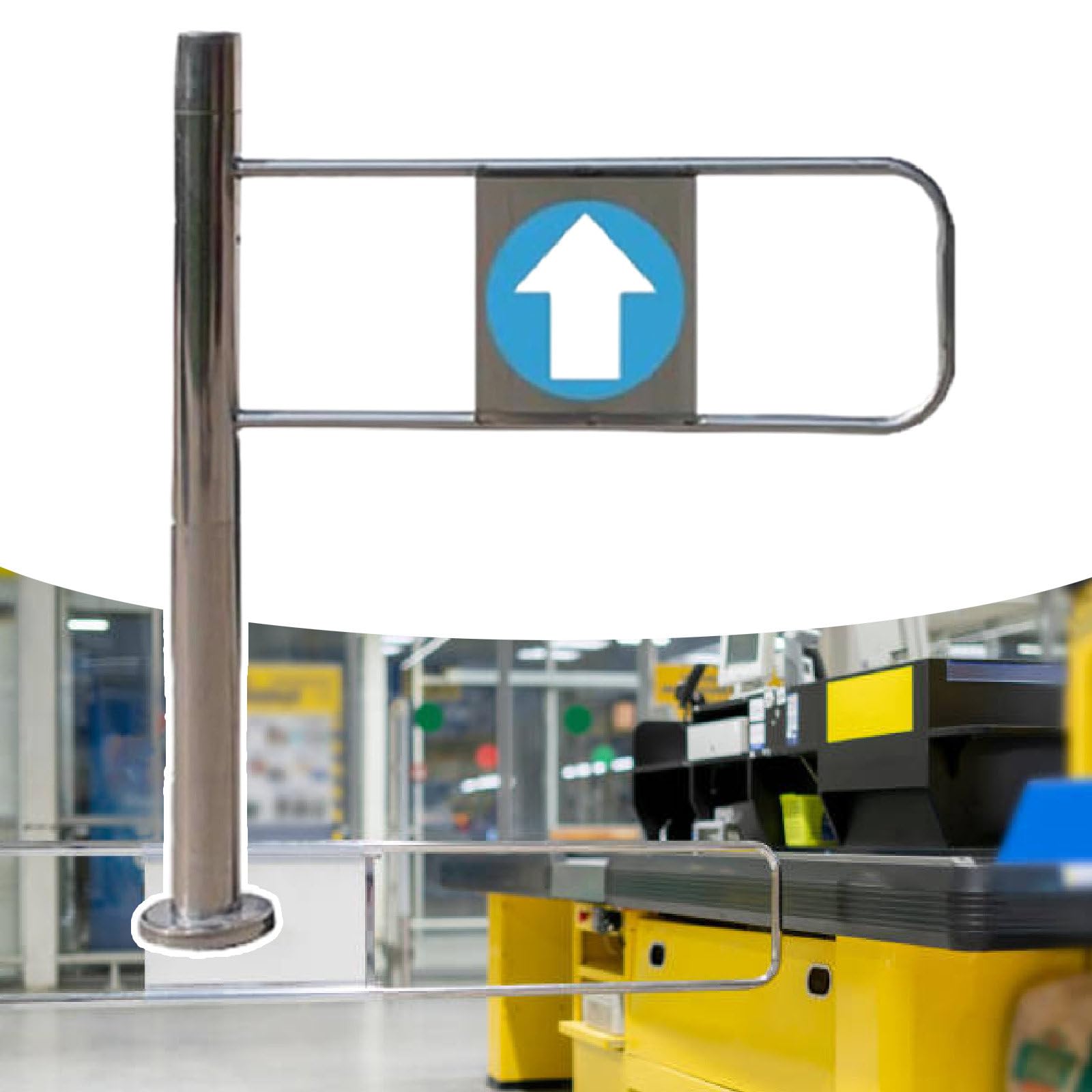 Porte métallique facile à installer pour entrepôt et réserve