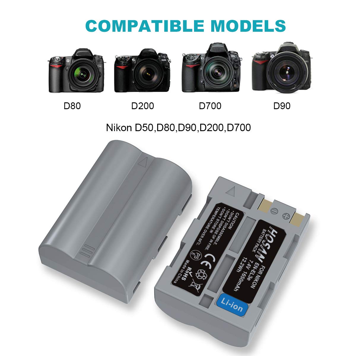 Batteria Nikon D70 S | Confronta Prezzi - Foto 2