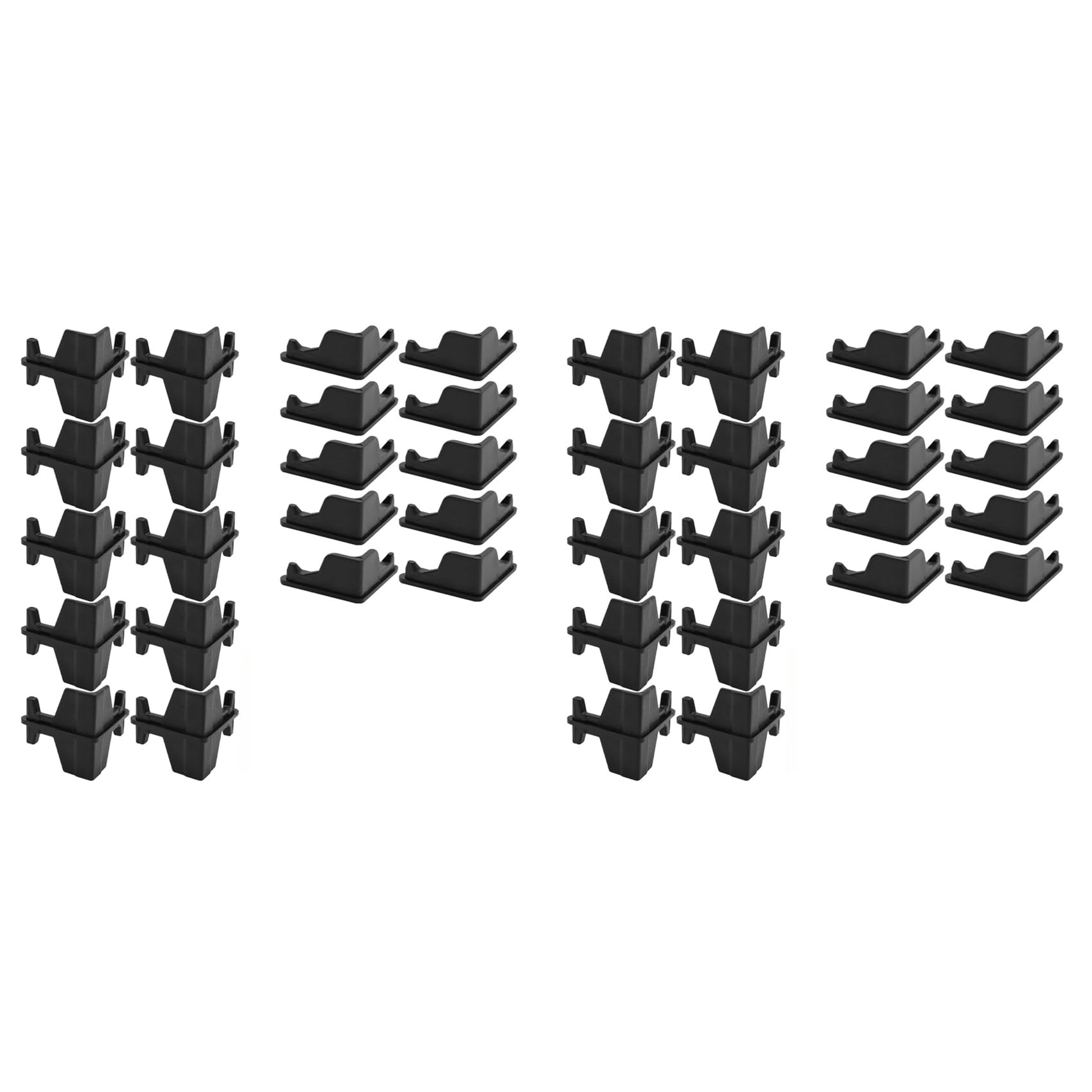 40PCS Post Inserts Connectors for Shelf Heavy Duty Shelving Unit - Plastic, Injection Molded, Sturdy & Strong Support