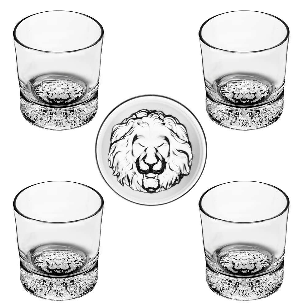 QUEEN&STONE LEAD FREE Old Fashioned Whiskey Glasses
