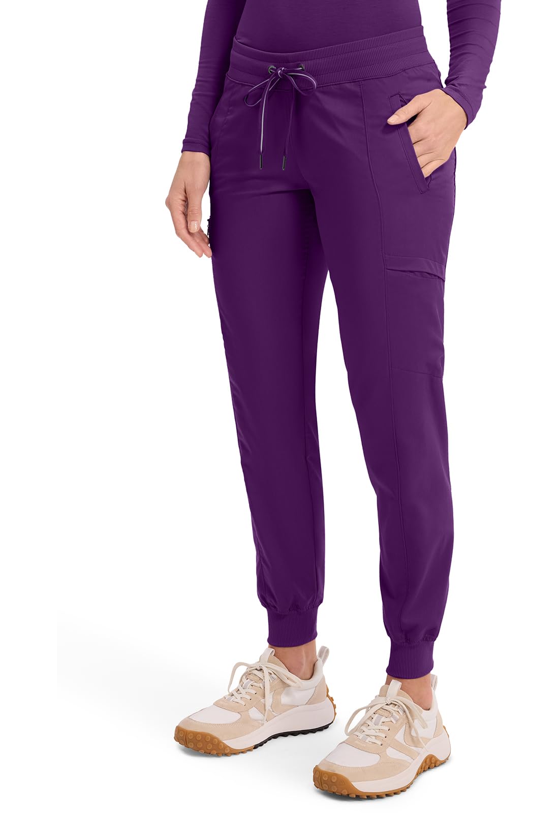 Healing Hands Pantalón de chándal para mujer, 7 bolsillos, cordón elástico, con tecnología de absorción de humedad y elástico en 2 direcciones, 9244