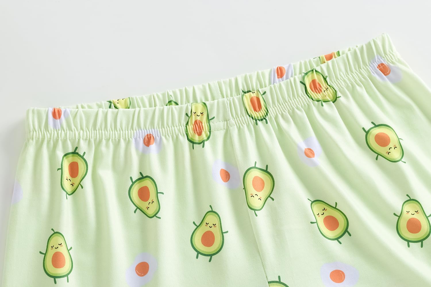 YIJIU Women Short Sleeve Tee and Shorts Pajama Set Cute Alpaca Print Sleepwear - Image 7