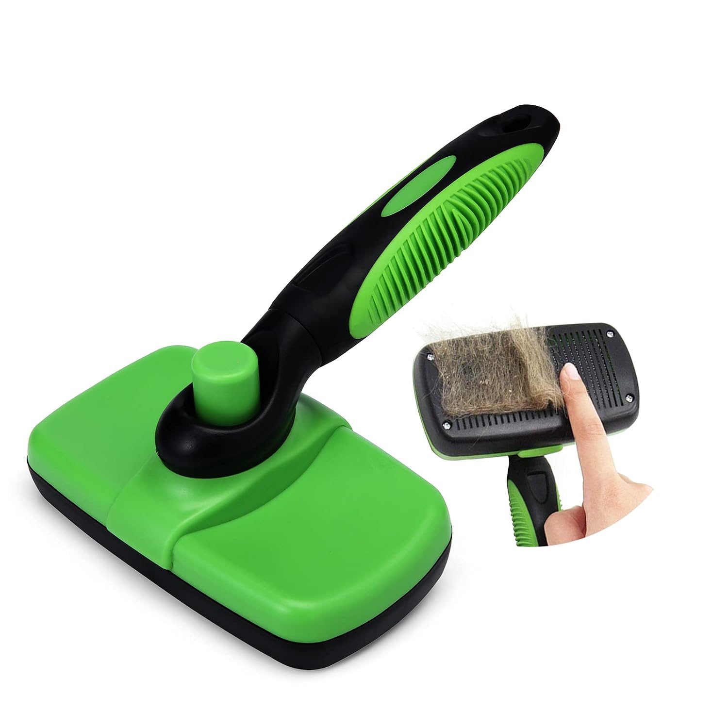 Hcpet Dog & Cat Brush Pet Grooming - Self Cleaning Slicker Brush, Pet Brush for Shedding and Deshedding Tool – Your Dog or Cat Will Love…