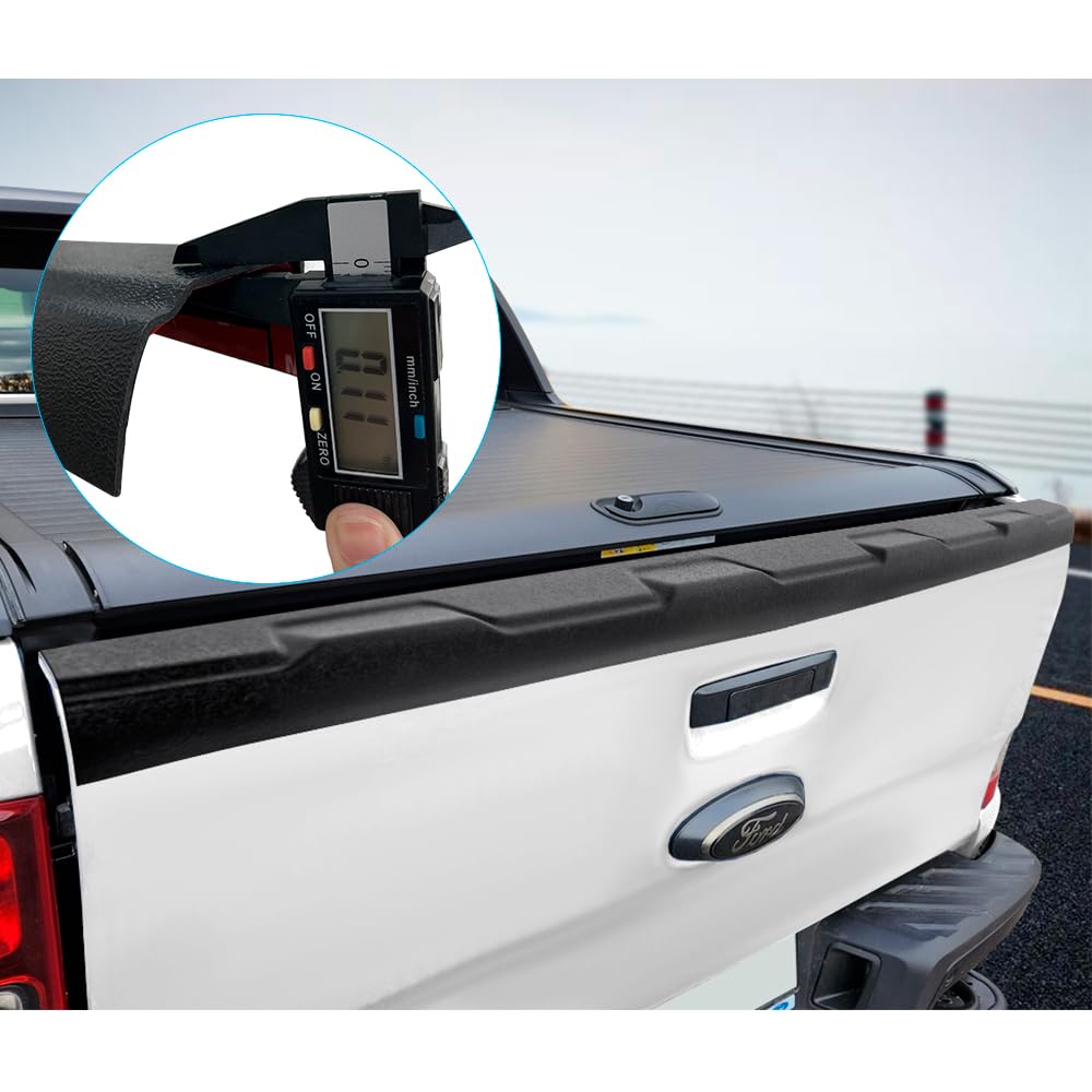 Protezione paraurti posteriore per Ford Ranger 2012-2022 Wildtrak Raptor Limited XL XLT Tremor Platinum