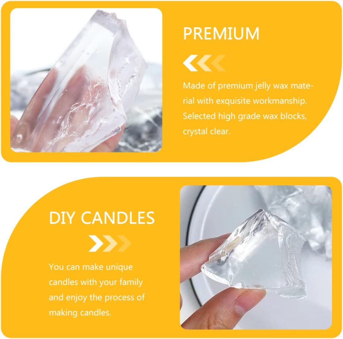 Crystal Candle Making Wax for Children 1 Bag DIY Projects