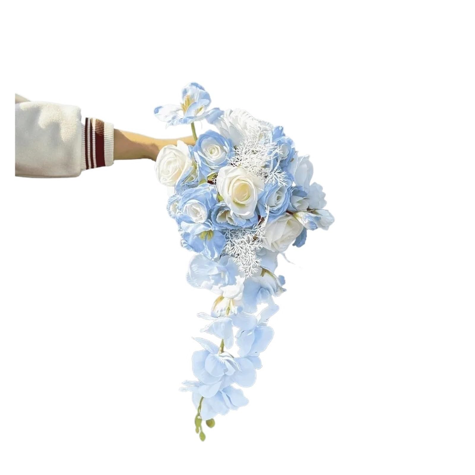 Gijmzy D Wedding Craftscascading Waterfall Flower Bouquet