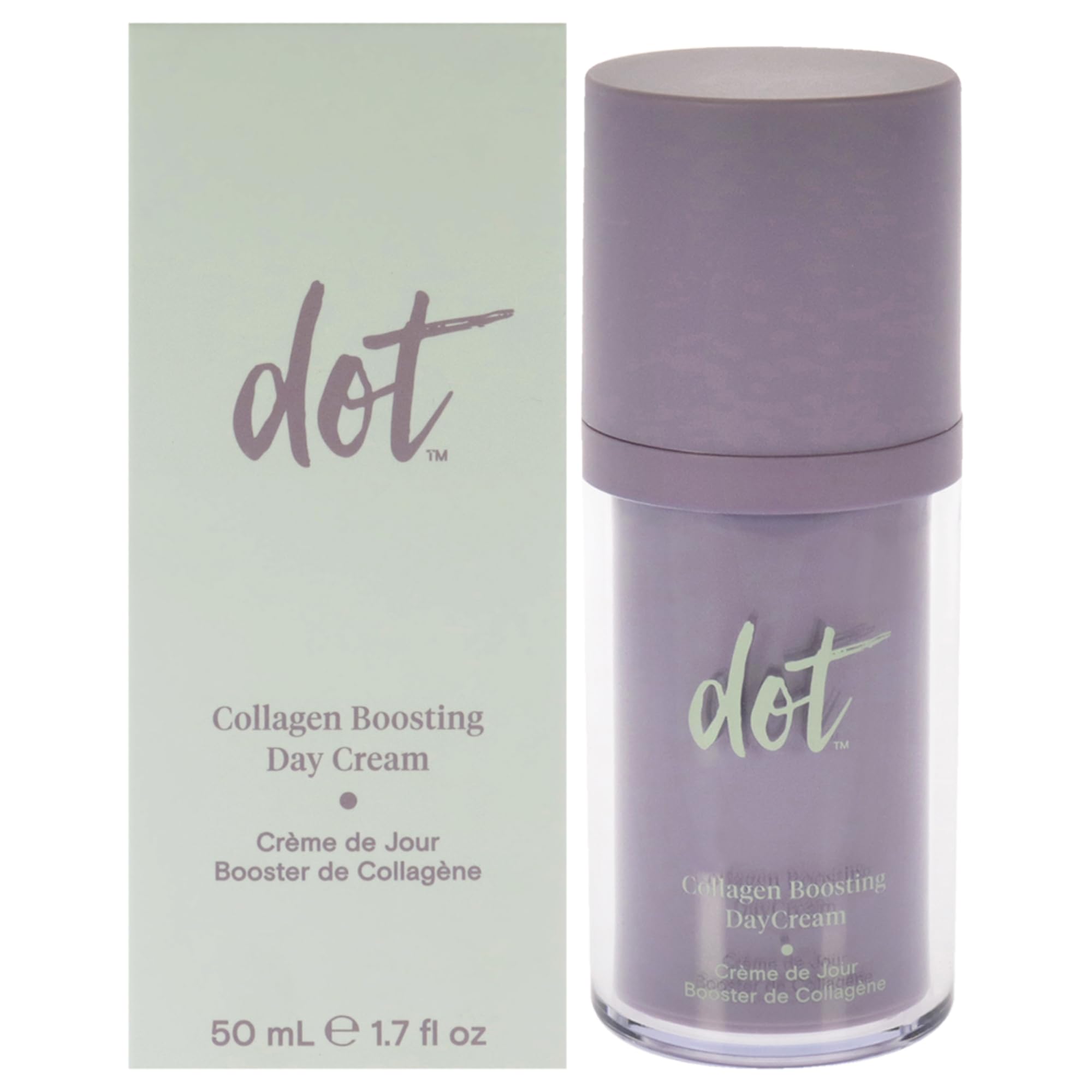 dot Collagen Boosting Day Cream, Moisturizing & Hydrating Cream with Feminage- Reduce Wrinkles & Fine Lines