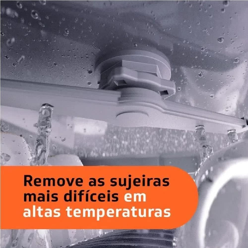 Brastemp BLF08BB Dishwasher interior showing high-pressure spray arm