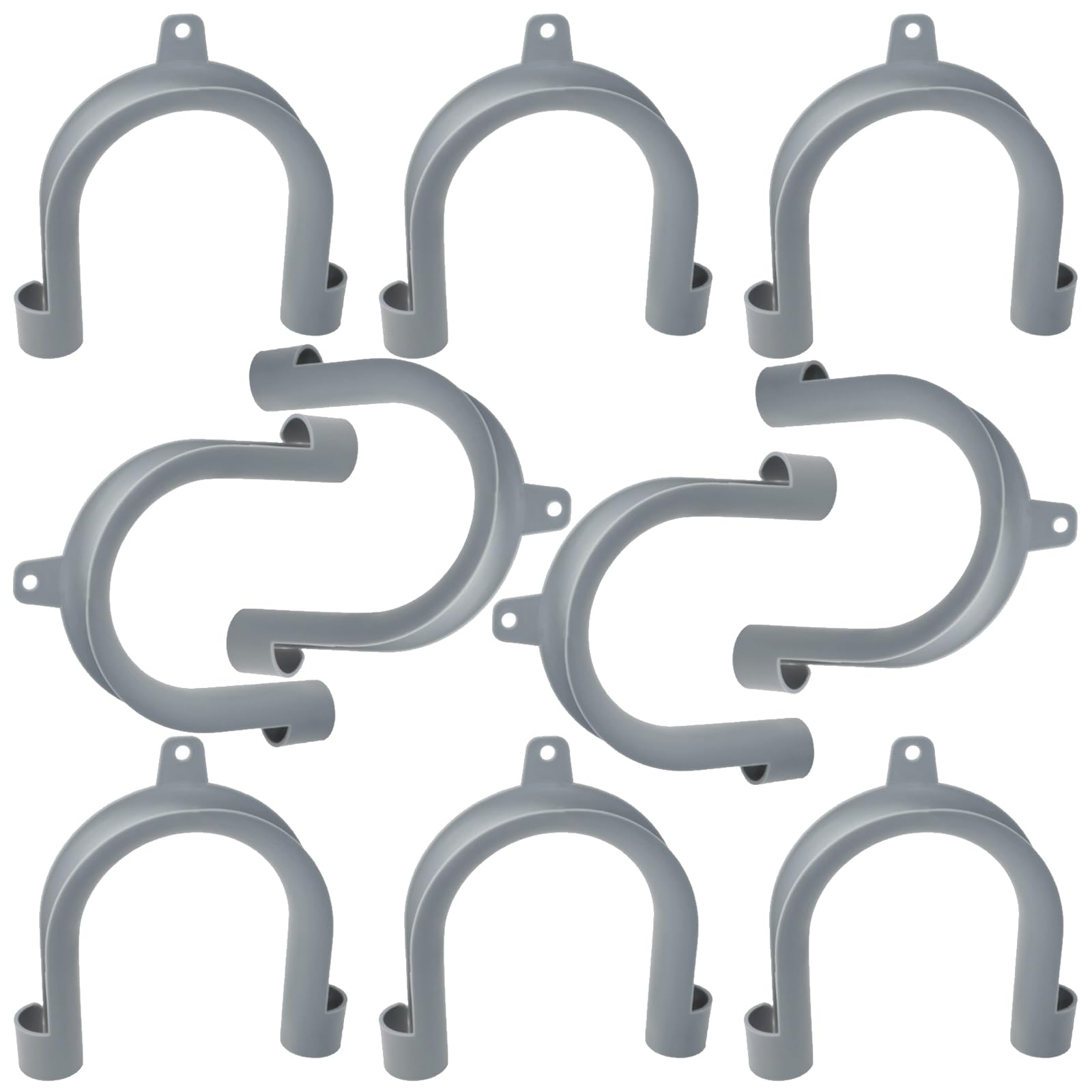 Msioytog 10Pcs U Shape Drain Outlet Hose Guide Assembly Drain Hose Washing Machine Dishwashers Holder Bracket Water Retention Clip
